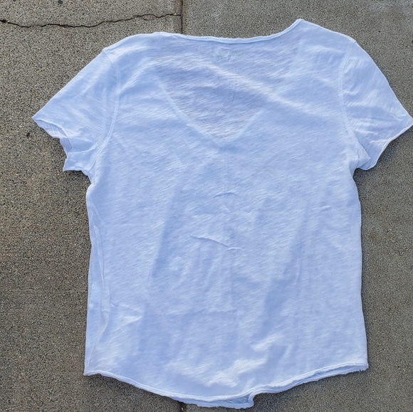 Zadig & Voltaire Tino Flamme Feather Graphic Tee M Cute Versatile Top EUC - Picture 3 of 7